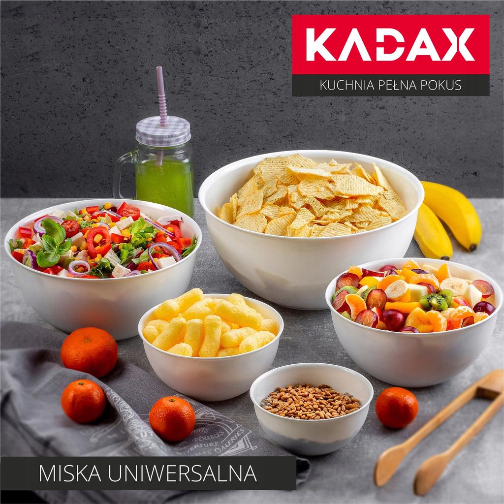 KADAX Küchenschüssel aus Kunststoff für Salate
