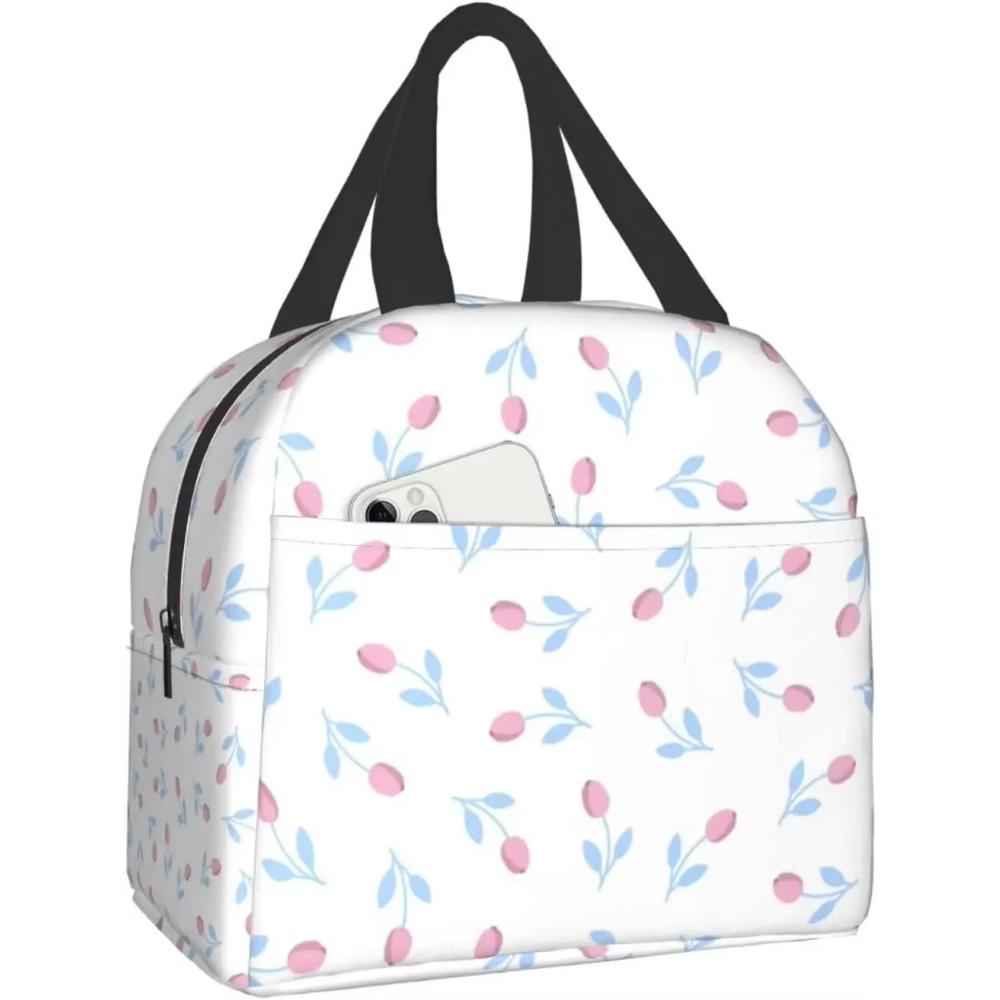 

Жовтий Тюльпан Квітка Сумка для Ланчу Подорожі Робота Бенто Охолоджувач Багаторазова Сумка для Пікніка Ізольовані Контейнери Сумки для Дорослих Хлопчиків Дівчаток 22x20x13CM сірий колір