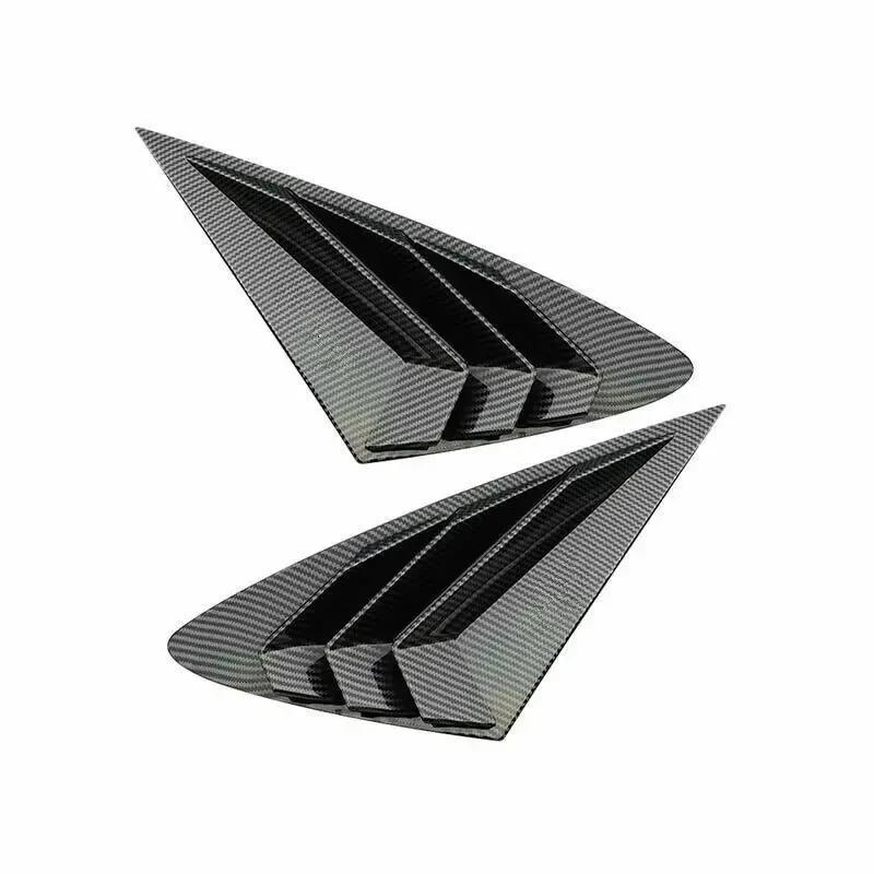For Hyundai Sonata ABS Plastic Rear Window Quarter Louver Cover Side Vent Trim Car Adhesive Accessories