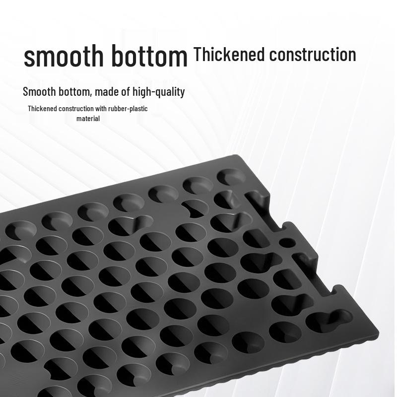 In-Stock Durable Speed Bumps: Thickened Rubber & Plastic for Parking Lot Safety