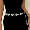 Vintage Boho Metall Taille Kette Damen Muschel Perle Seestern Taille Kette Mode Lässig Urlaub Strand Schmuck Zubehör Geschenke