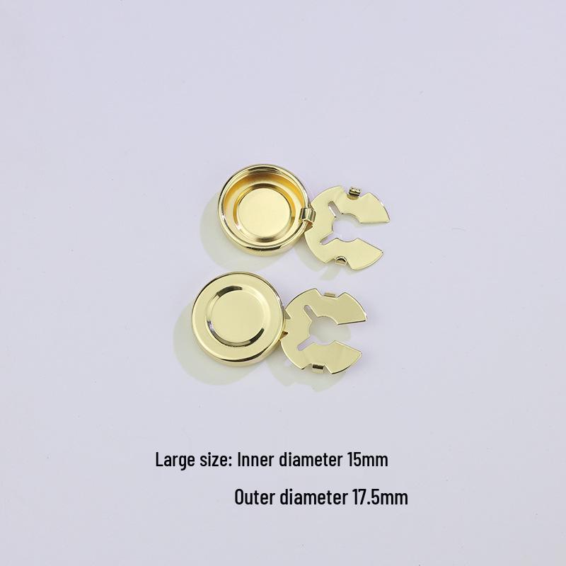 Copper Turtle Shirt Button & Cufflink Set: Polished, Electroplated, DIY Brooch & Accessories