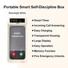 Student Phone Time Manager Transparent Phone Lock Box with LCD Display Screen Adults Students Self-Discipline Tools Phone Locker
