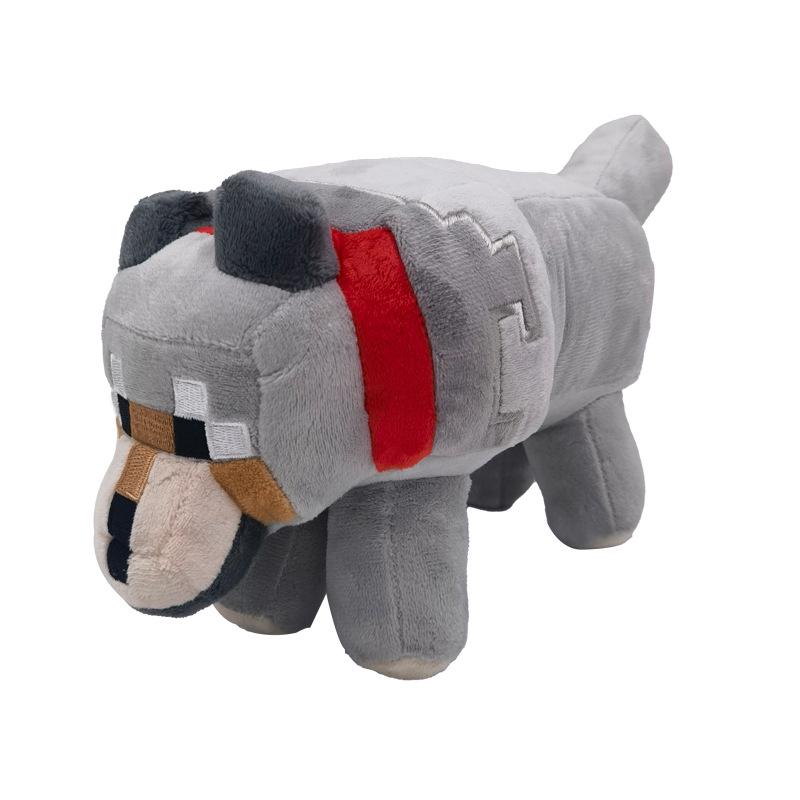 Minecraft Plush Toy Set: Iron Golem, Creeper, Zombie, Fox, Panda