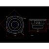 Compact 5.25" Component Speaker  4Ohm 8Ohm 120W Crisp and Balanced Sound