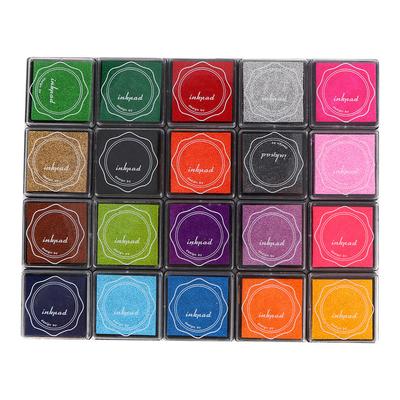 Stempelkissen, 20 Farben, DIY, niedlich, bunt, Stempelkissen, Stempelkissen für Gummistempel, Scrapbook-Dekoration