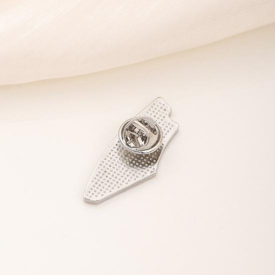 Brooch Pin Lightweight Zinc Alloy Watermelon Shape Badge Smooth Surface Lasers Cut Design Pin Lapel Accessory