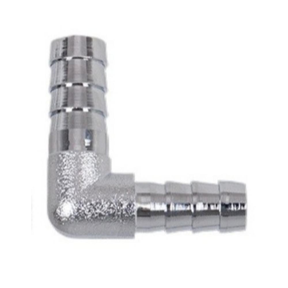 Straight Elbow 90 Degree Reducer 4 6 8 10 12 14 16 19 25mm Hose Barb Tail Chrome Plated Brass Pipe Fitting Connector