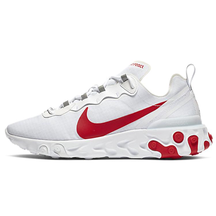 

Nike React Element 55 White Red BQ6167-102 44.5