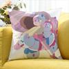 Bee And Puppycat Cartoon Style Badge Various Sizes Square Pillow Case For Car Home Bedchamber Decor