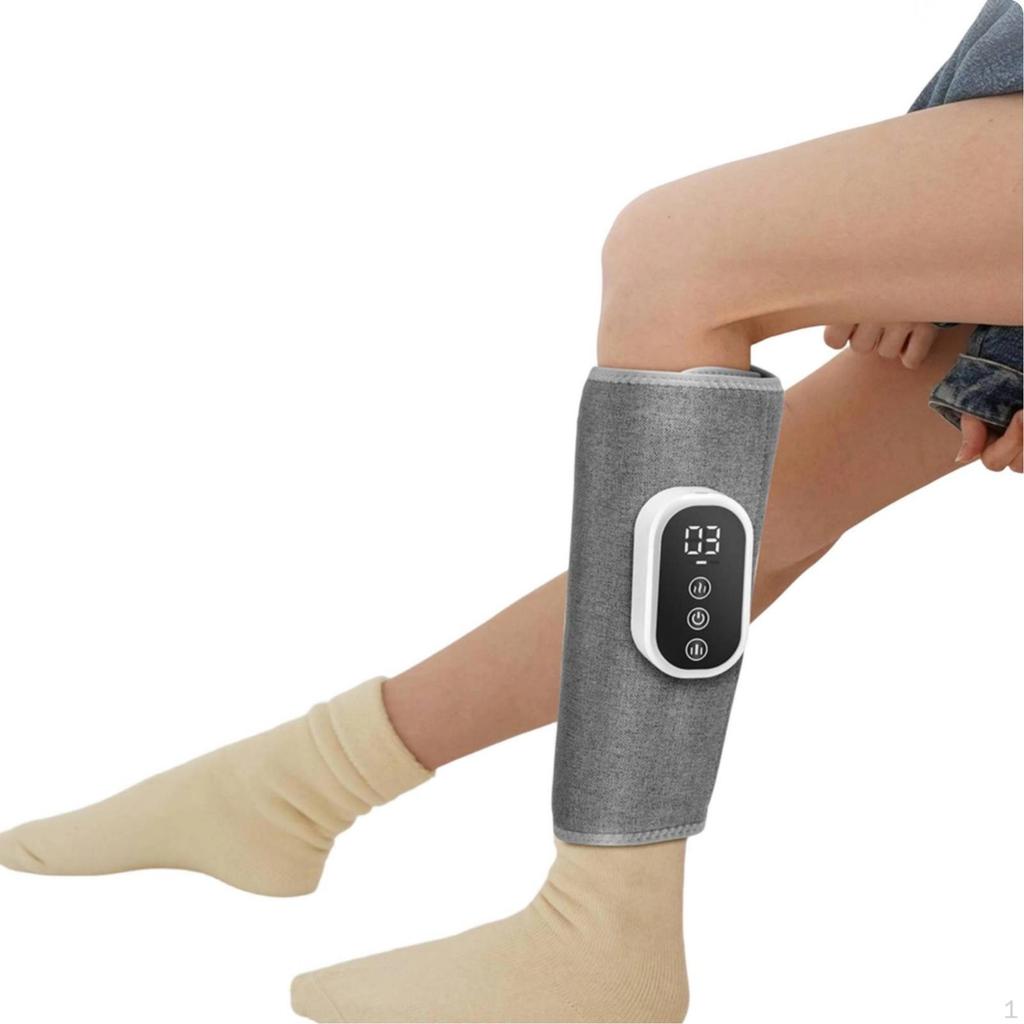 Cordless Calf with Heat | 15Minute Automatic Timer, Leg Massage Wrap, recharge port Charging Port,