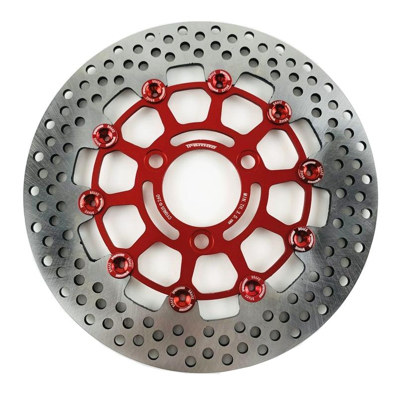 Universelle Motorrad CNC Aluminium 3 Löcher 260 *70mm Schwimmende Scheibenbremsscheibe für Yamaha BWS WISP Motorrad