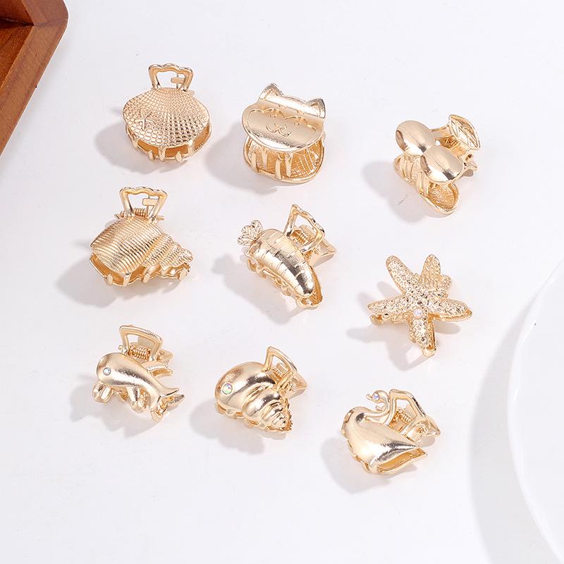 

Alloy Glossy Multi-Style Hair Grip Clip for Women, Small Exquisite Design
