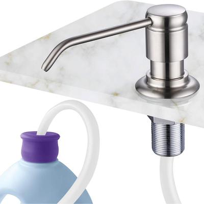 American Brass Kitchen Sink Soap Dispenser with 500ml Silicone Tube