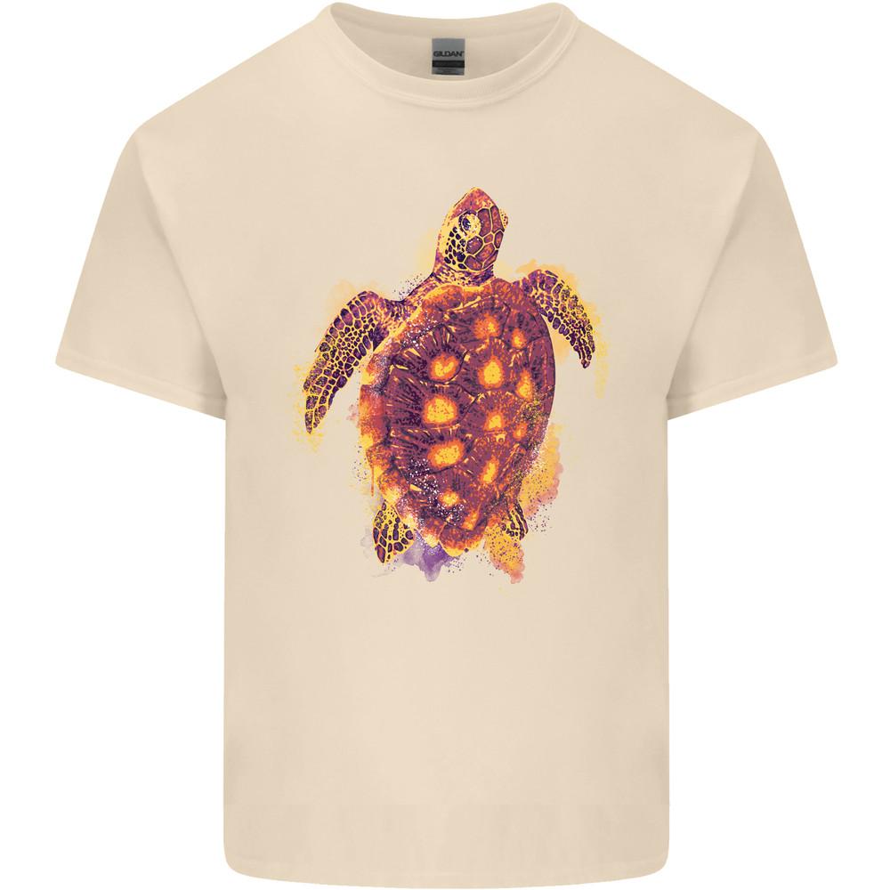 A Watercolour Turtle Mens Light Cotton T-Shirt Unisex T-Shirt M