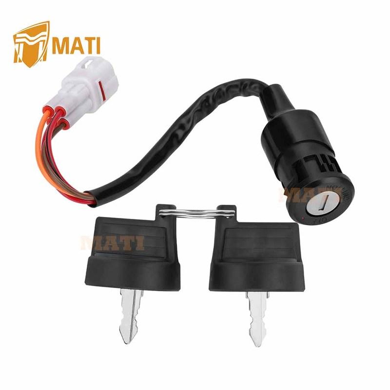 M MATI Ignition Key Switch for Yamaha YFM300 Grizzly 300 2012-2013 1SC-H2510-00-00