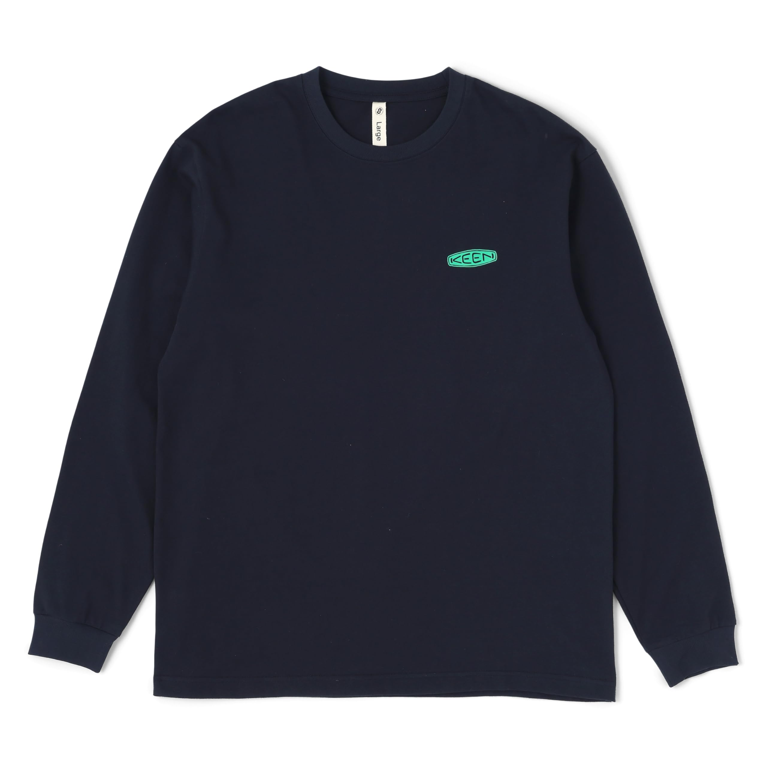 Tunic BACK PRINT LS TEE Back Print Long Sleeve Tee BLACK [KEEN] T-shirt OC/RP OC/RP чёрный