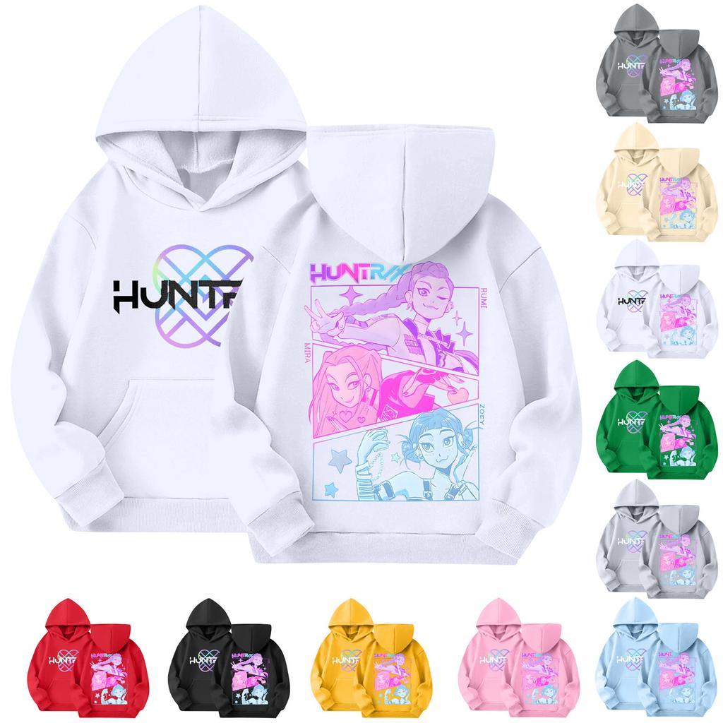 Women's Hooded Gradient Printed Long Sleeved Sweatshirt Loose Women's Sweatshirt  Sweatshirt