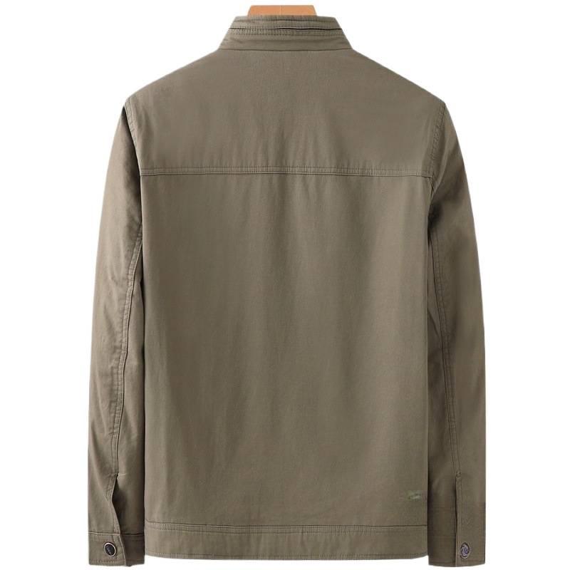 Dad's Mid-aged Stand-collar Jacket: New Spring & Autumn Style for Men