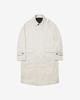 Sortie Bonheur Cotton Balmacaan Coat (Ivory)