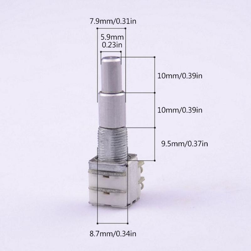Erreichen Sie präzise Kontrolle in Ihrer Musikausrüstung mit B5K/B10K/B50K/B100K/B250K/B500K konzentrischem gestapeltem Potentiometer