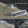 Stainless Steel Anti-Theft Door Chain Lock Hotel High Security Chain Restrictor