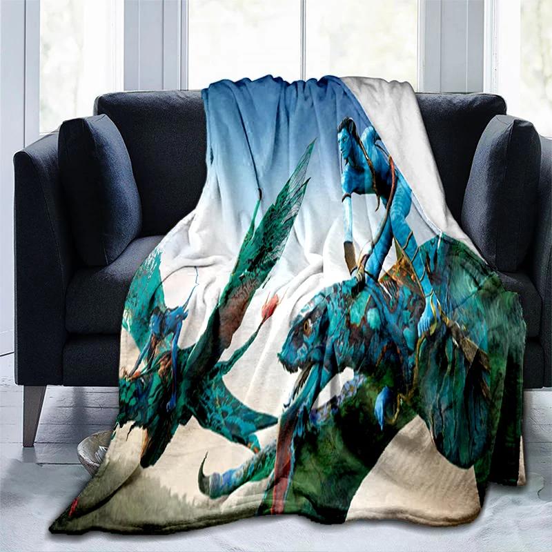 Avatar Film Gedruckte Weiche Warme Decke für Wohnzimmer Schlafzimmer Bett Sofa Couch Büro Geschenke Flanell Überwurfdecken