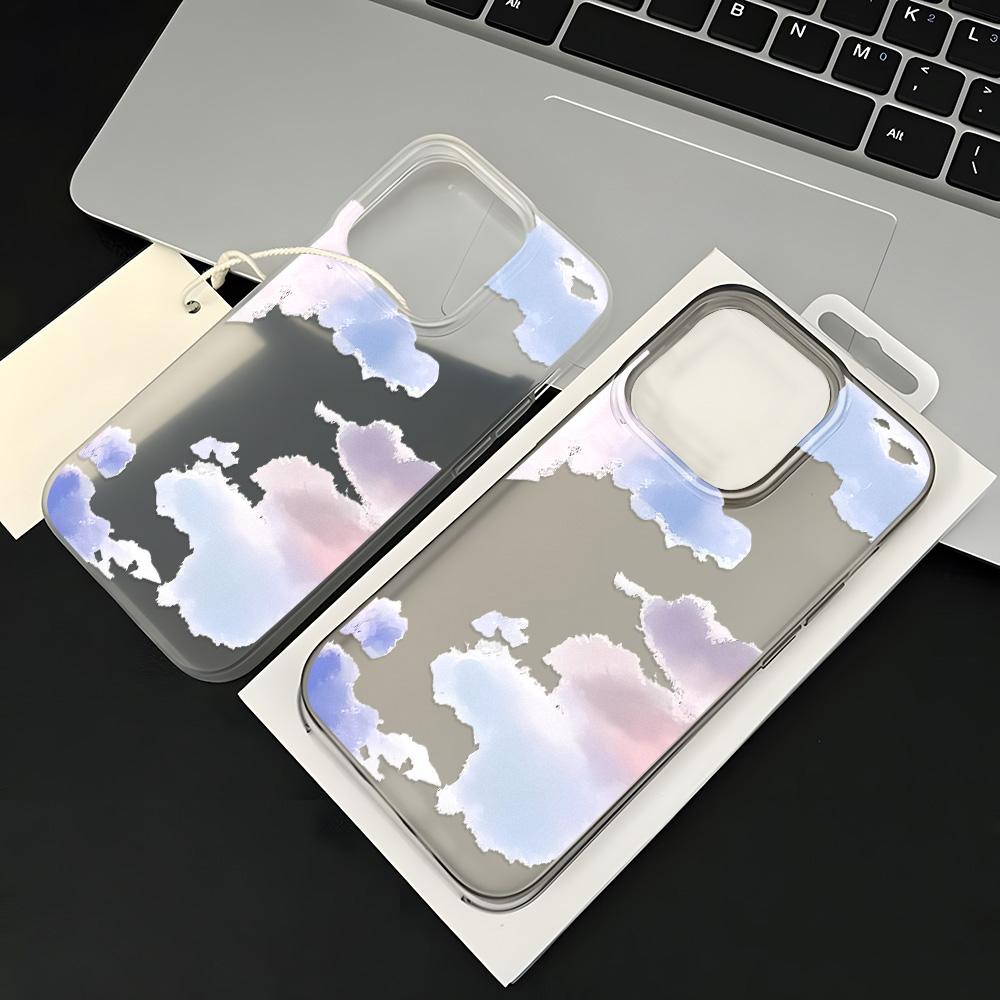 Mobile Phone Cases for iPhone 11 13 15 Pro Max 12 14 Pro Max Case iPhone 16 15 Plus 13 Pro 12 Mini 13 Mini Frosted Texture Painted Cartoon Flowers