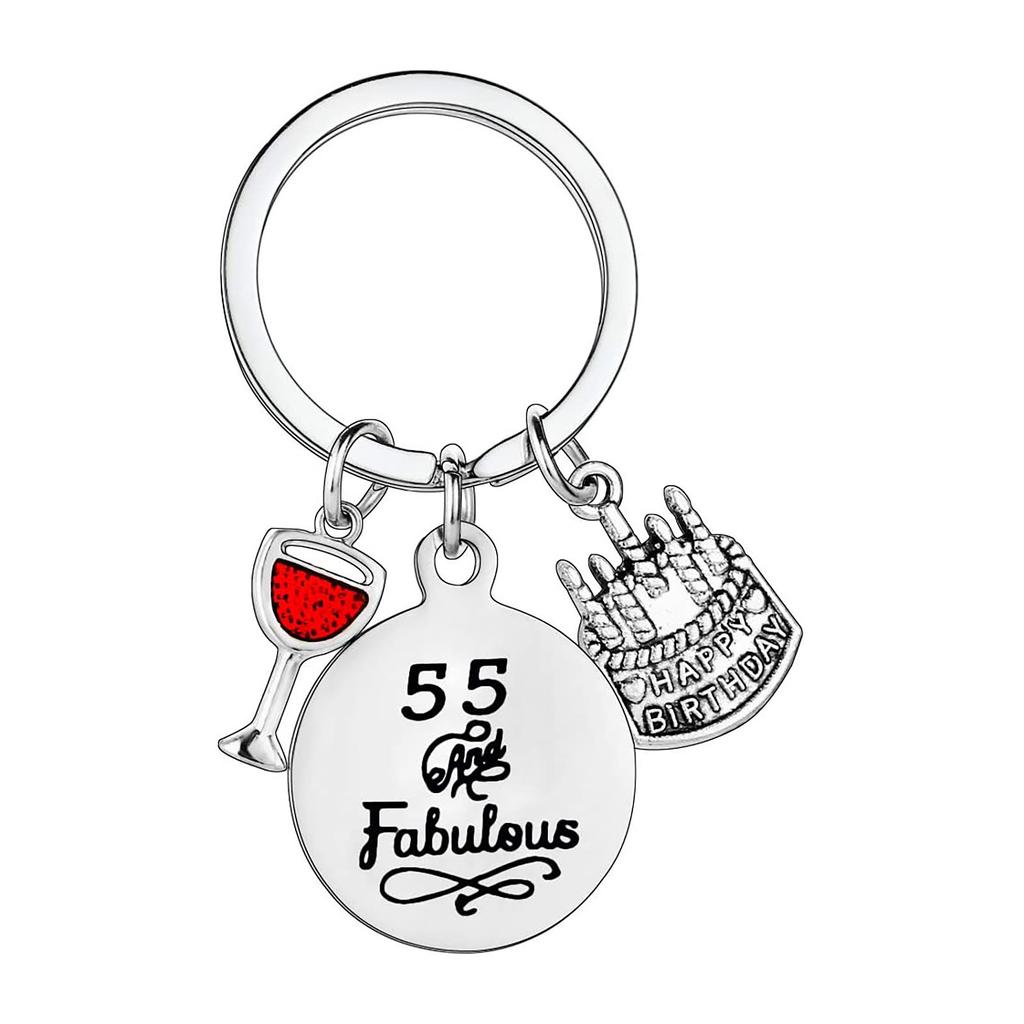 Birthday Gifts Live Laugh Love Birthday Keychains Inspirational Gifts for Friend