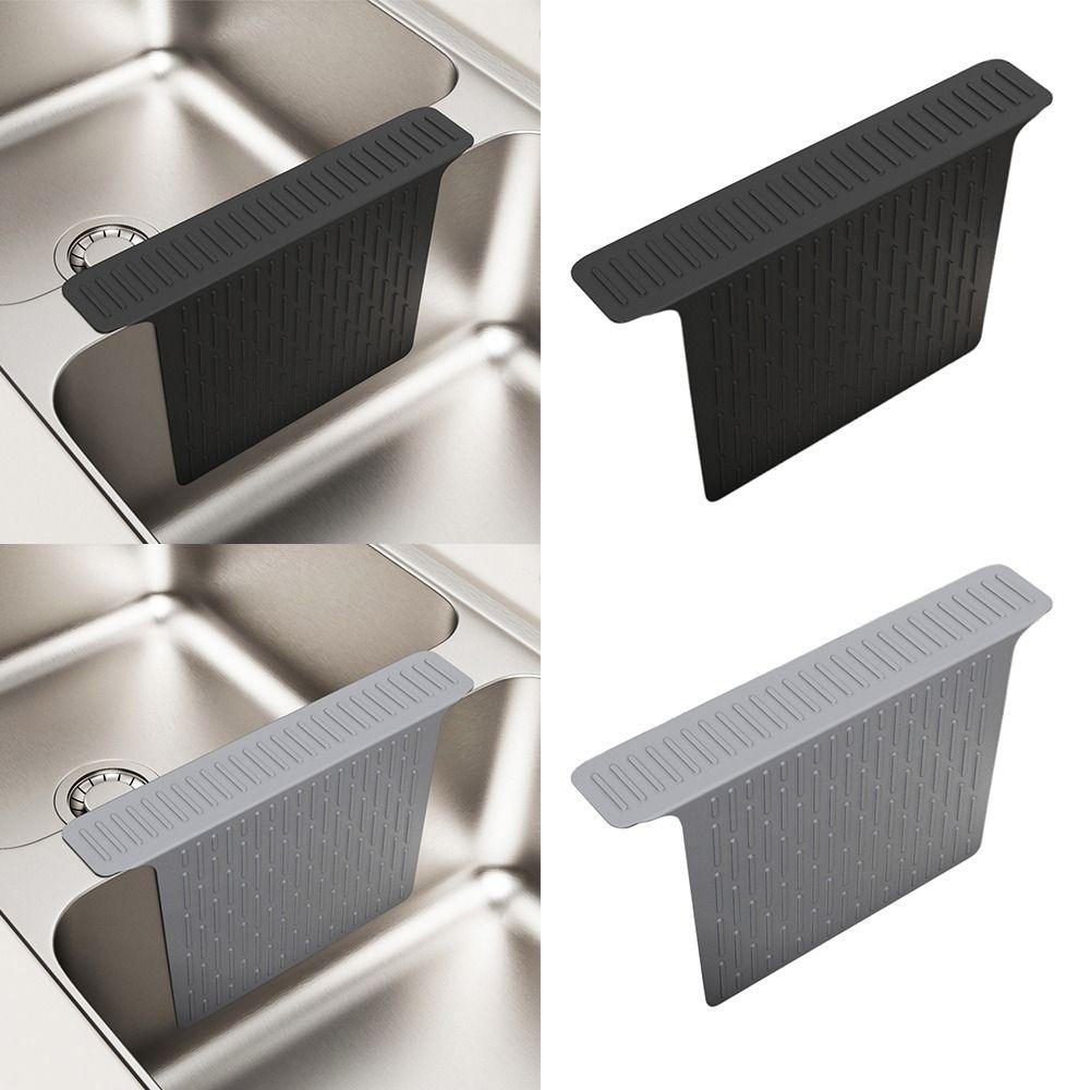 Grey/Black Kitchen Sink Protector Heat Resistant Divider Mat  Sink Protection