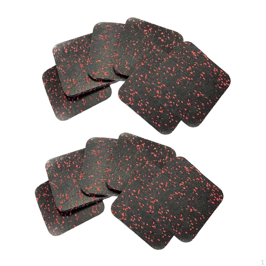 12 kusů podložka pod běžecký pás antivibrační multifunkční gumová podložka cvičební vybavení pro