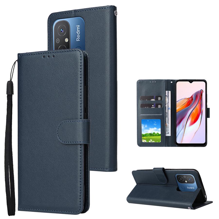 Wallet Card Slot Stand Magnetic Flip Leather Case For Xiaomi Redmi 13C 12 12C 10 10C 9 9A 9C 9T Poco X6 C65 M6 Pro X5 M5s 13T