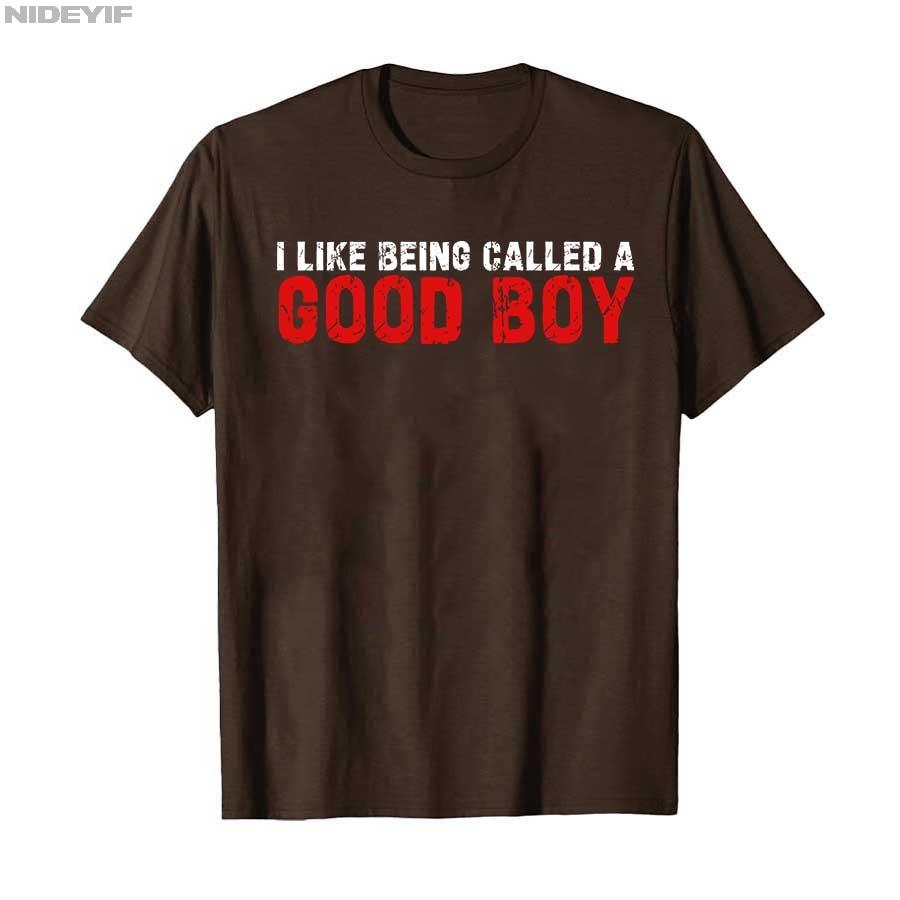 I Like Being Called A Good Boy Brainrot Funny Gen Alpha T-shirt Men Women 100% Cotton T Shirts Short Sleeve Tops P458