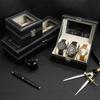 2/3/6/10/12 Grids Jewelry Box Watch Holder Watch Storage Box Lockable Leather Flocking Cloth Watch Display Box