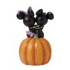 Disney Traditions Mickey & Minnie Scared Skeletons Halloween 6016596