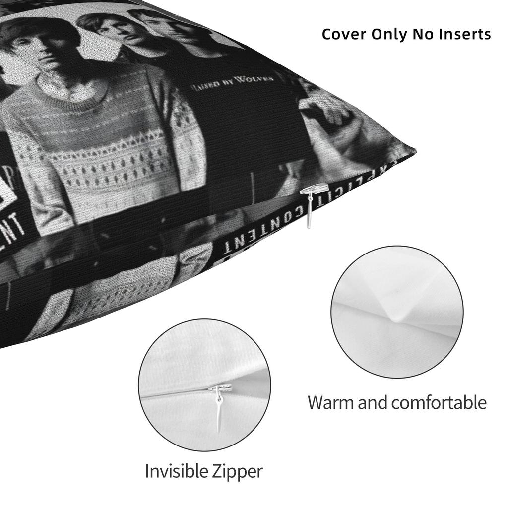 BMTH Bring Me The Horizon  Pillowcases  Vintage Pillow Case For Sofa Car Home Decor Design Pillow Cover