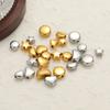 10Pcs Stainless Steel  8mm 10mm Star Heart Spacer Beads Bracelet Findings Women Necklace Earrings Making DIY Jewelry Accessories