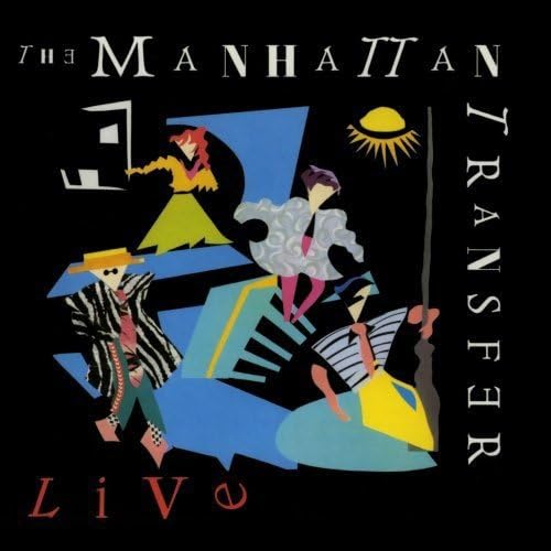 CD MANHATTAN TRANSFER - Live  7567817232 Non Japan Jazz Used