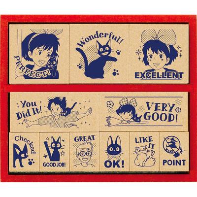 BEVERLY Kiki's Delivery Service Stamp, English, Wooden Reward Stamp, SDH-118
