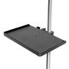 MicroTray 34 Clamp-On Microphone Stand Tray - Heavy-Duty Adjustable Clamp-On Shelf for Tripods, Music Sheets, Streaming Gear, TV Carts, and Speaker