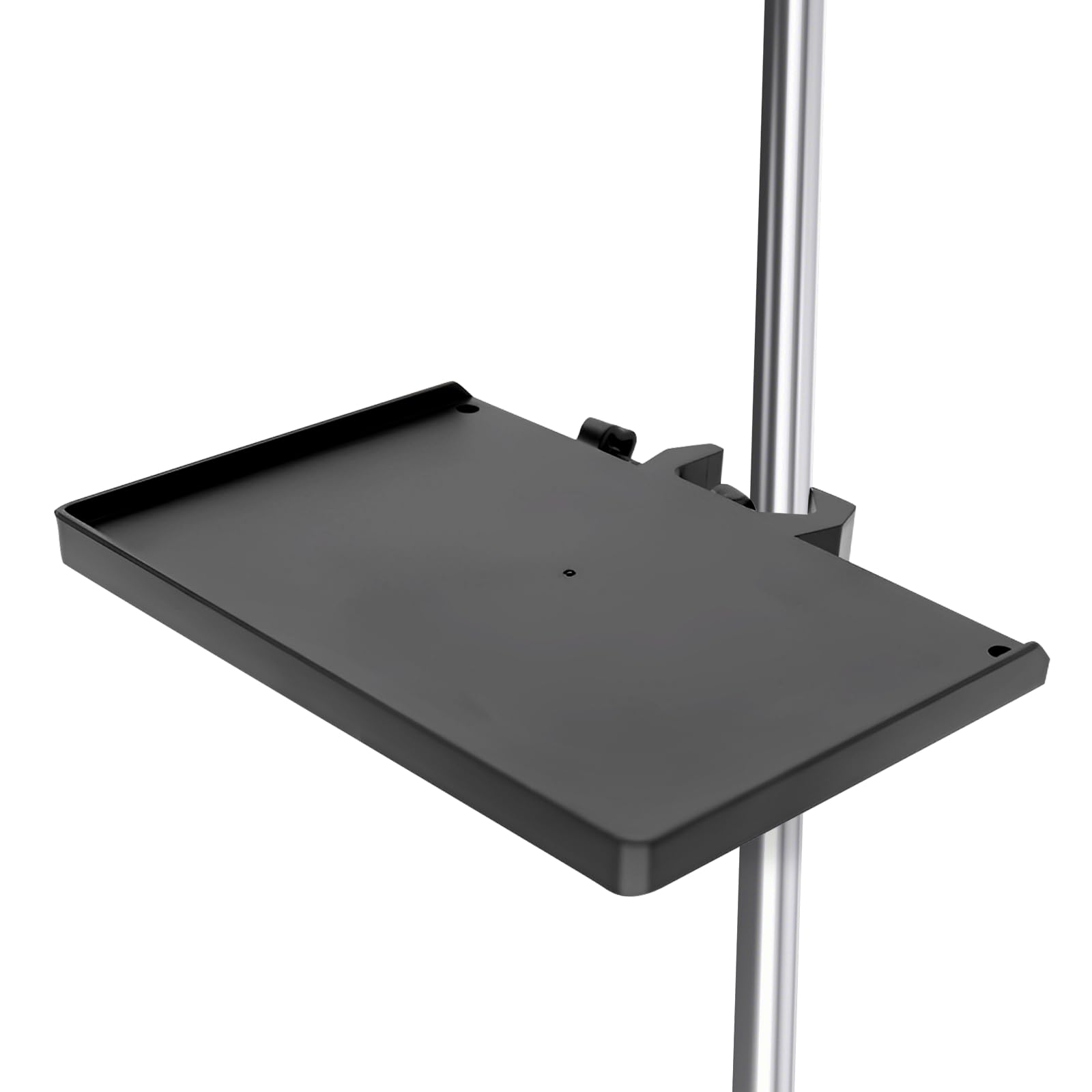 

MicroTray 34 Полка-зажим для микрофонной стойки - Сверхпрочная регулируемая полка-зажим для штативов, нот, стримингового оборудования, телевизионных тележек и динамиков