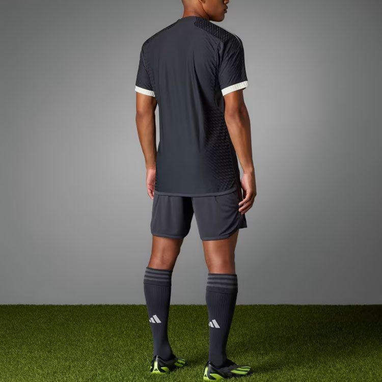 adidas Juventus Soccer Jerseys Men's Black Moderate Straight Fit IQ4854