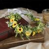 Flower Headbands Daisy Garlands Crown Hair Wreath Bride Flower Crown Wedding