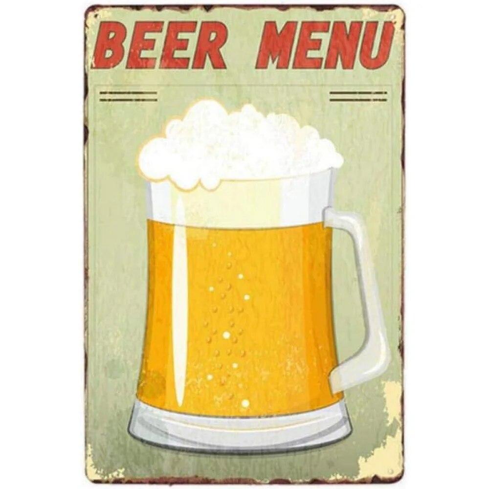 Vintage Miller High Life Beer Cup Metal Tin Signs Posters Plate Wall Decor for Home Bars Garage Cafe Clubs Retro Posters Plaque