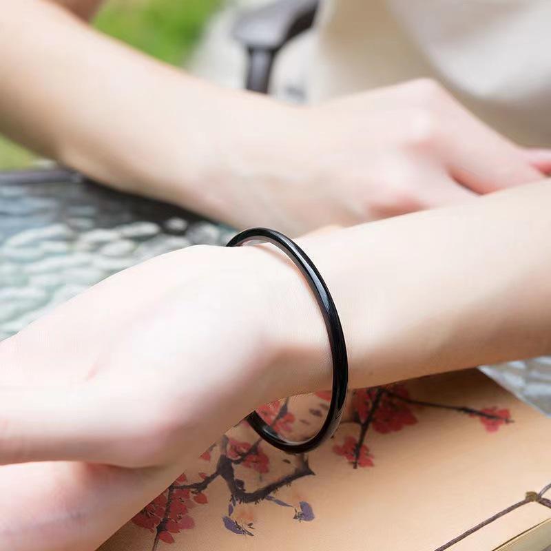 Set Brățări Jingle Glazurate cu Agat Jad Imitat