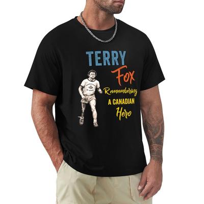 TERRY FOX T-Shirt Casual Loose Fit Short Sleeve T-Shirt