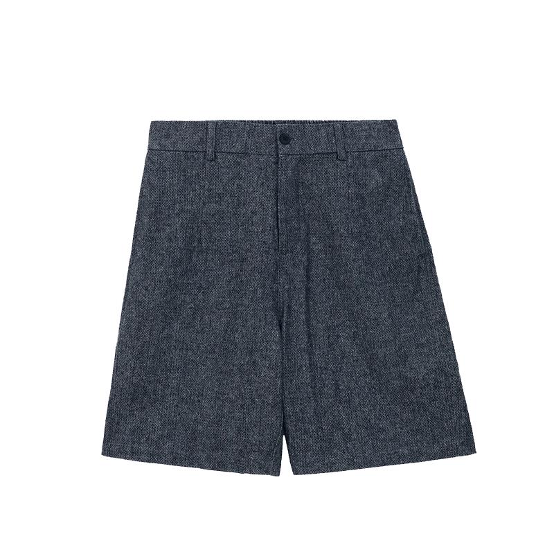 HAUT TON Men s Summer Linen Blend Textured Shorts 6018 XL