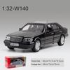 1/32 Benz S-W140 Model Jucărie Mașină Turnată sub Presiune din Aliaj Caroserie Metalică Șasiu din Plastic Anvelope de Cauciuc cu 4 Uși care se Deschid Funcție de Tragere înapoi Copii A88