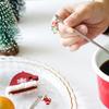 Kitchen New Year Christmas Coffee Spoon Tableware Stainless Steel Table Ornament