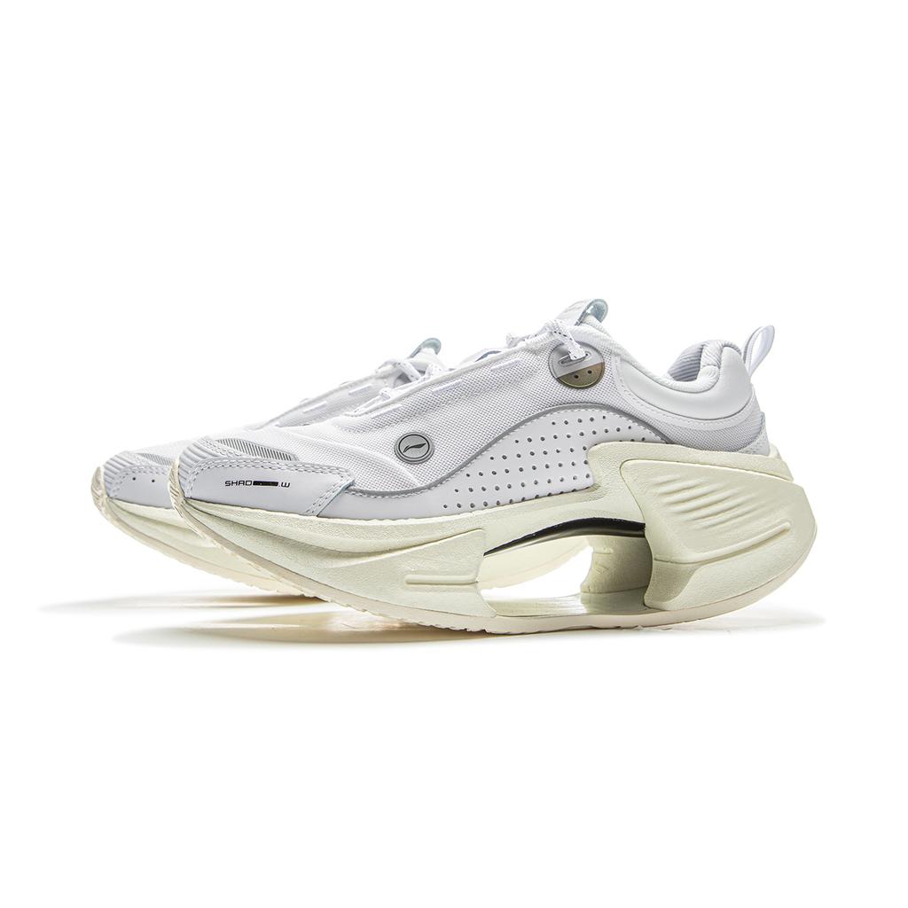 Li Ning Absolute Shadow CRC 2.0 Reflective Trendy Sports Cushioning Rebound Low-Top Running Shoes Women Sneaker Standard-White AZGV034-1